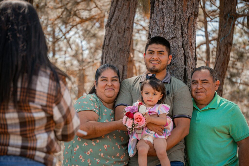 Latino family